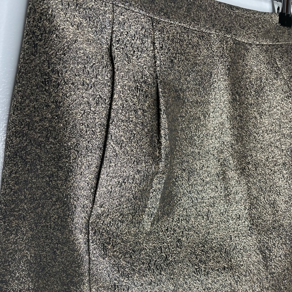 Gold and black mini skirt - size (6) - fossil - Picture 2 of 4